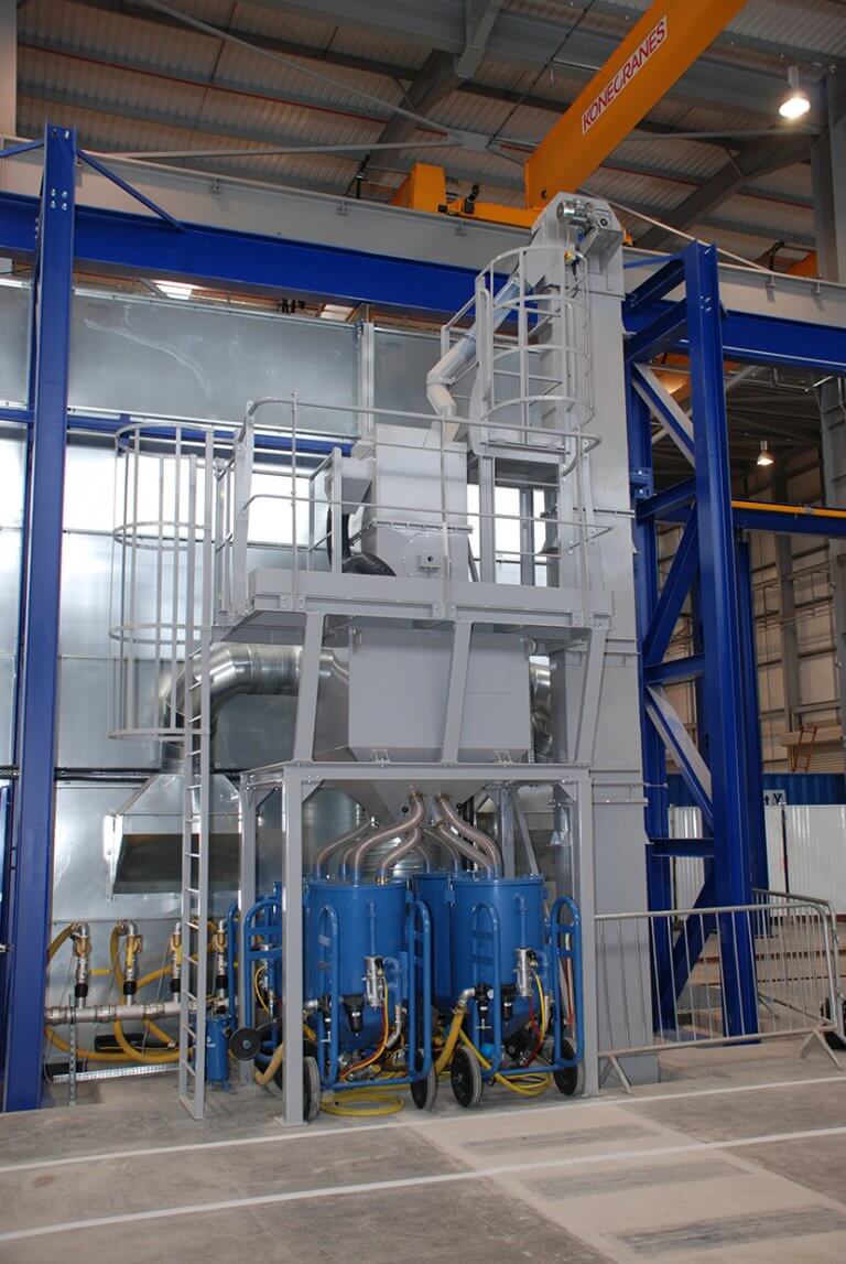 Sandblasting Abrasive Storage, Large Capacity Abrasive Storage Airblast AFC Surface