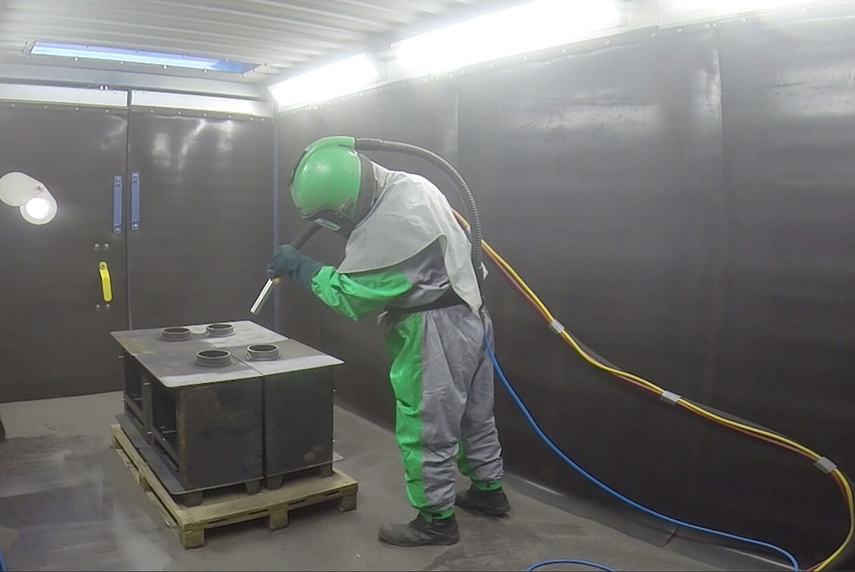 Rubber Sandblasting Room Lining